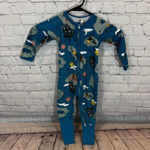 Bonds Pirates Treasure Map Zipper Romper